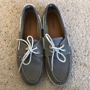 Grey Boat Shoes